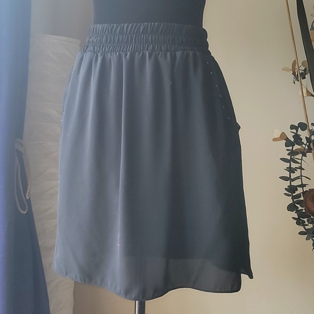 Black Skirt  with pockets